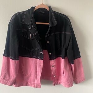 Black and Pink Women's Jacket